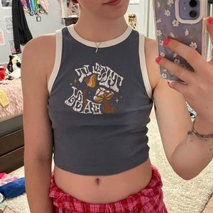 hollister cropped ribbed tank, womens small, NEVER WORN